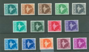 India #275-288  Single (Complete Set)