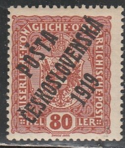 Czechoslovakia   B14   (N*)   1919   Semi postal