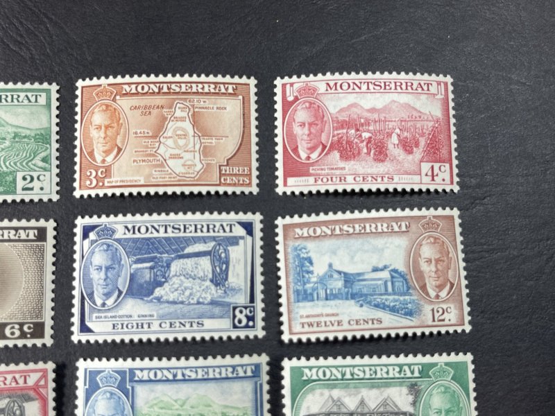 MONTSERRAT # 114-126-MINT/NEVER HINGED---COMPLETE SET---1951