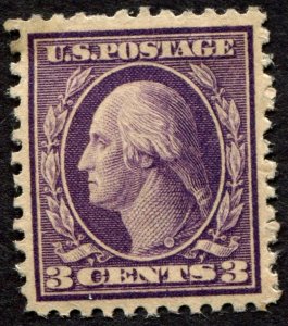 502 3c Washington Mint H VF/XF