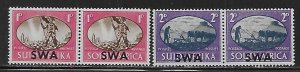 South West Africa 153-155 WWII Peace set MNH