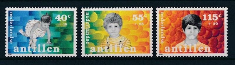 [NA875] Netherlands Antilles Antillen 1987 Children Welfare MNH # 875-77