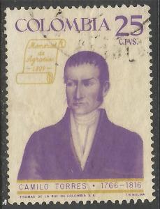 COLOMBIA 763 VFU R574-1