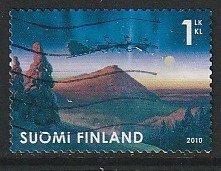 2010 Finland - Sc 1364 - used VF - 1 single - Santa's Sleigh over Lapland