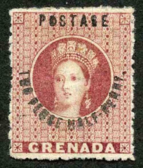 Grenada SG22 2 1/2d rose-lake wmk Large Star M/M Cat 75 pounds