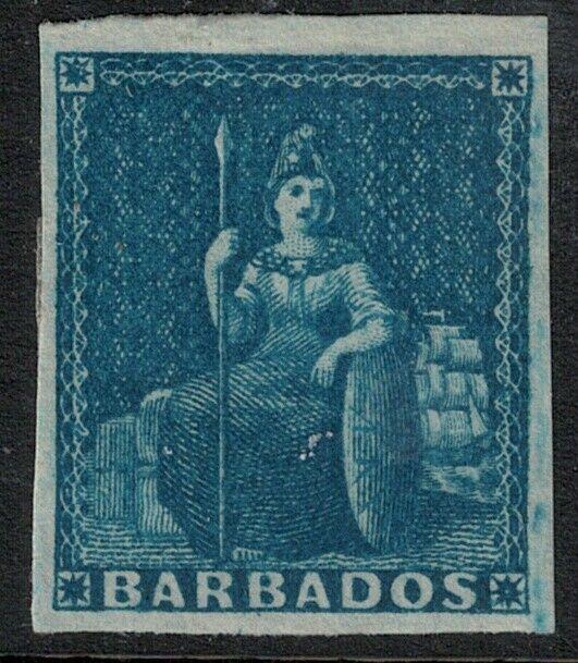 Barbados 1855-1858 SC 6 Mint SCV $110.00