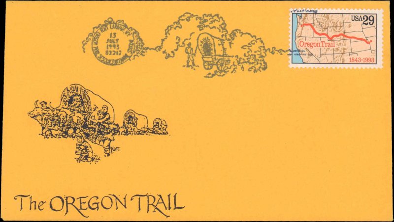 United States, Wyoming, First Day Cover