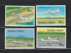 Samoa C7-C10 Set MNH Planes (B)