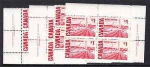 Canada 465Bi MS Plate #1 MNH - 1967-73 Centennial Definit...