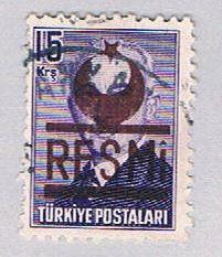 Turkey O20 Used Overprint 1953 (BP2697)