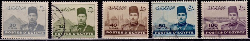 Egypt 1939-46, King Farouk, used