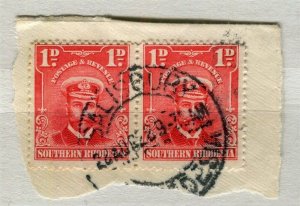 RHODESIA; Early 1900s GV ADmiral issue used Postmark Piece