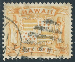 Hawaii, Sc #74, 1c Used