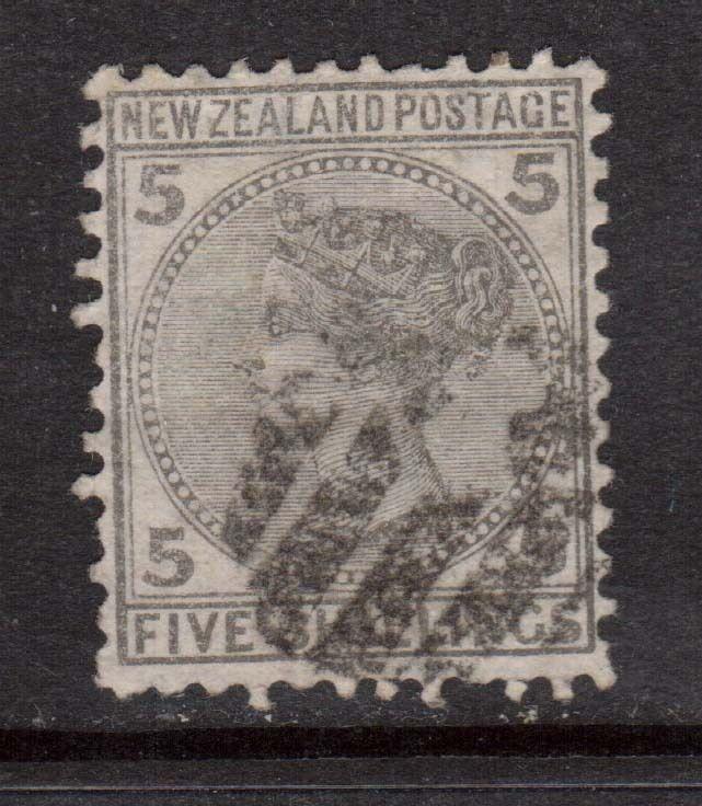 New Zealand #60 VF Used With Handstamp On Back