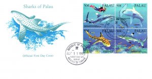 Palau, Worldwide First Day Cover, Marine Life