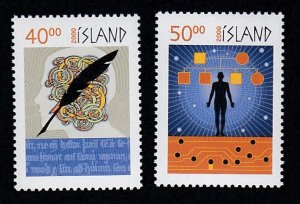 Iceland # 906-907, Millennium, Mint NH, 1/2 Cat