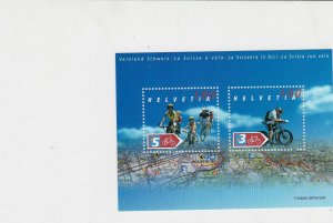 Switzerland Bicycles Stamps Sheet Mint Never Hinged ref R 16751