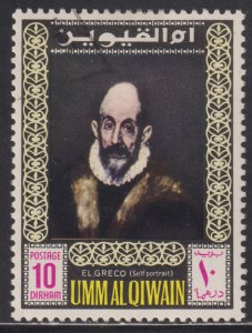 UAE Umm Al Qiwain Unlisted Domḗnikos Theotokópoulos (El Greco), Self Portrait