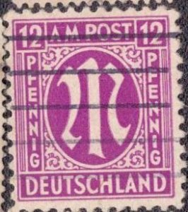 Germany Allied Occupation - 1945 3N8a Used