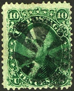 U.S. #68 USED SML CREASES