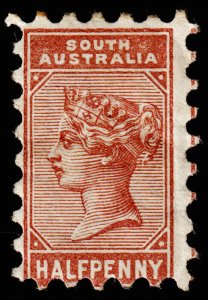 South Australia Scott 76 (1883) Mint H F, CV $17.50 M