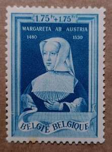 Belgium #B299 1.75fr+1.75fr Margaret of Austria MLH (1941-42)