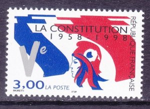 France 2677 MNH 1998 5th Republic 40th Anniversary Issue