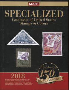 NEW USA 2018 Scott Postage Stamp & Cover Catalogue US Specialized Retail $135