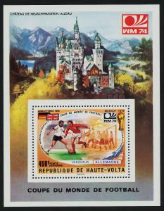 Upper Volta C196 MNH World Cup Winners, Sports, Soccer, Football, Flags