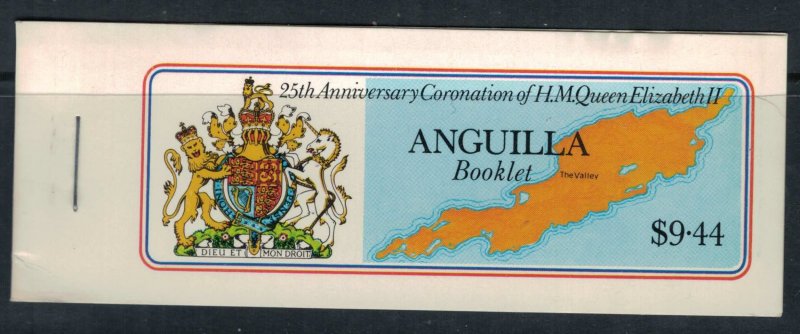 Anguilla #315-8* NH Complete booklet  CV $3.50