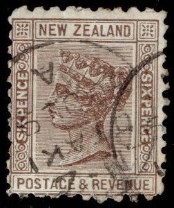 New Zealand #65 Queen Victoria; Used