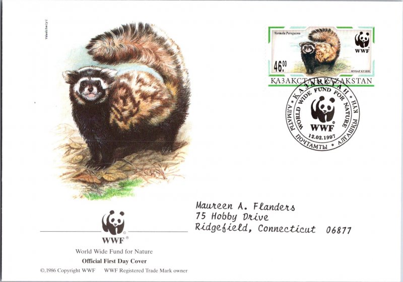 Kazakhstan, Worldwide First Day Cover, World's Fair, Animals