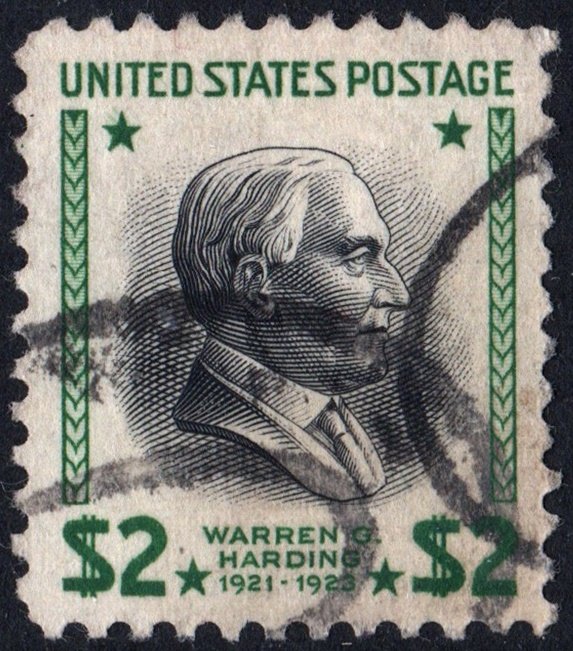 SC#833 $2.00 Warren G, Harding (1938) Used