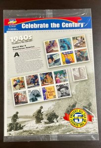 3182-3191 Celebrate The CENTURY Collection 10 Sheets of MINT stamps face 48.90 