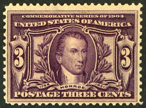 U.S. #325 MINT OG HR