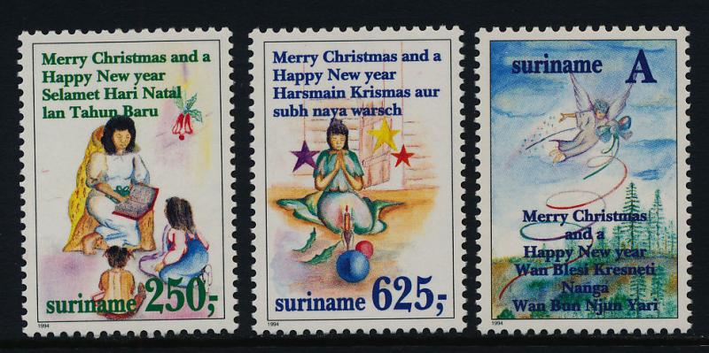 Surinam 991-3 MNH Christmas, Angel