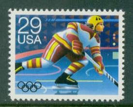 2611 29c Hockey Fine MNH