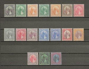 MALAYA/PERAK 1938 SG 103/19 MINT Cat £540