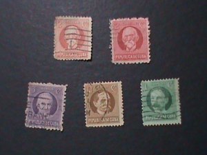 ​CUBA- FAMOUS PERSONS VERY OLD CUBA STAMPS USED- VF WE SHIP TO WORLD WIDE.