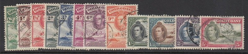 Gold Coast, Sc 115a-126a, 124 (SG 120-131), used