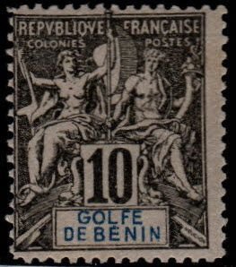 Benin Scott 24 MNH** gum perf  14x13.5 Genuine