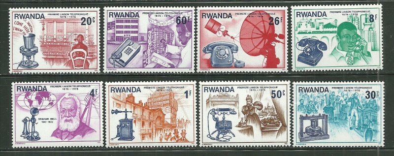 Rwanda MNH 746-53 Centenary Of 1st Telephone Call