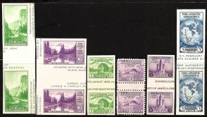 United States Special Printing Gutter Pairs