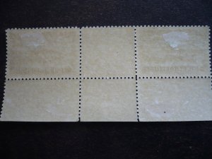 Stamps - Cuba - Scott# C37 - Mint Hinged Gutter Strip of 2 Stamps