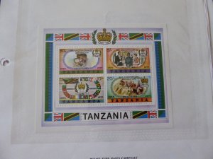 Tanzania 1976-1988 MNH Souvenir Sheets