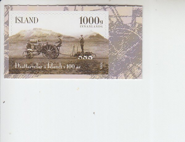 2018 Iceland Beginning of Mechanized Agriculture (Scott NA) MNH