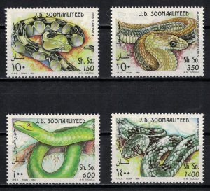 SOMALIA 1994 - Snakes /complete set MNH