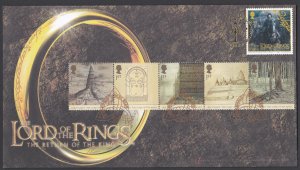 Isle Of Man 2005 FDC Lord Of The Rings Limited Edition ROTK Cover