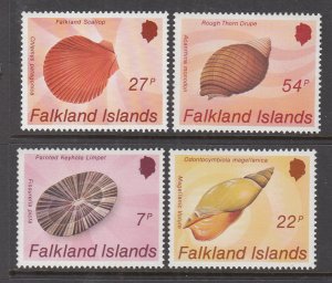 Falkland Islands 437-440 Seashells MNH VF