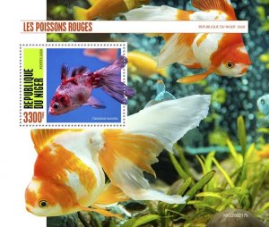 NIGER - 2020 - Goldfish - Perf Souv Sheet - Mint Never Hinged